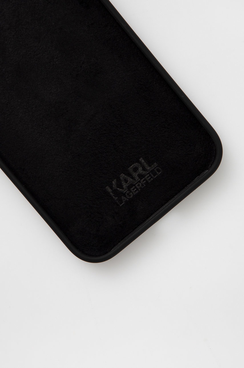 

Чохол на телефон Karl Lagerfeld колір чорний iPhone 12/12 Pro