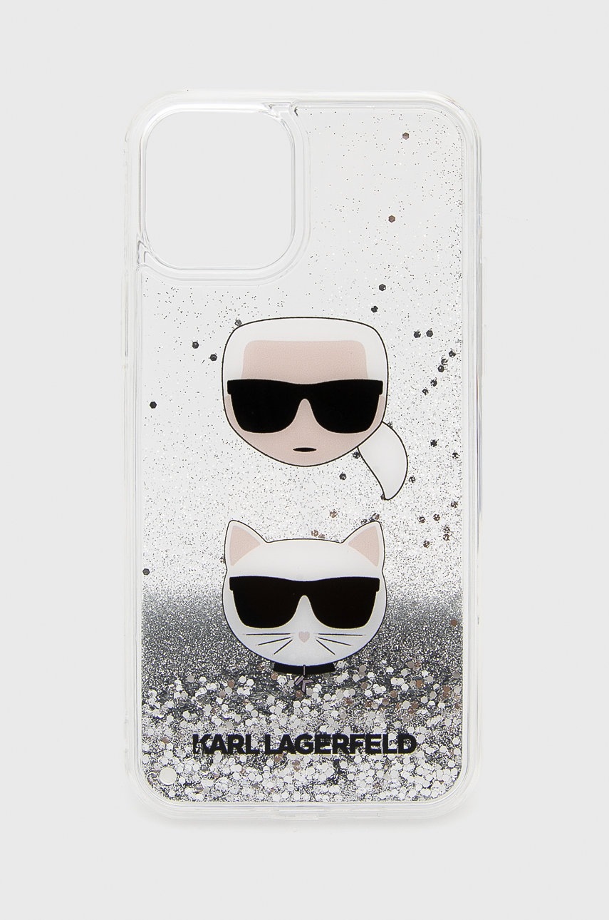 

Чехол на телефон Karl Lagerfeld цвет серебрянный iPhone 12/12 Pro