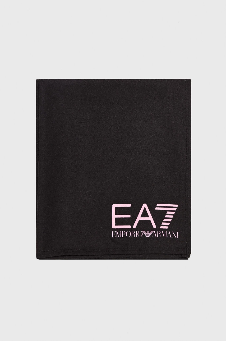 

Рушник EA7 Emporio Armani колір чорний