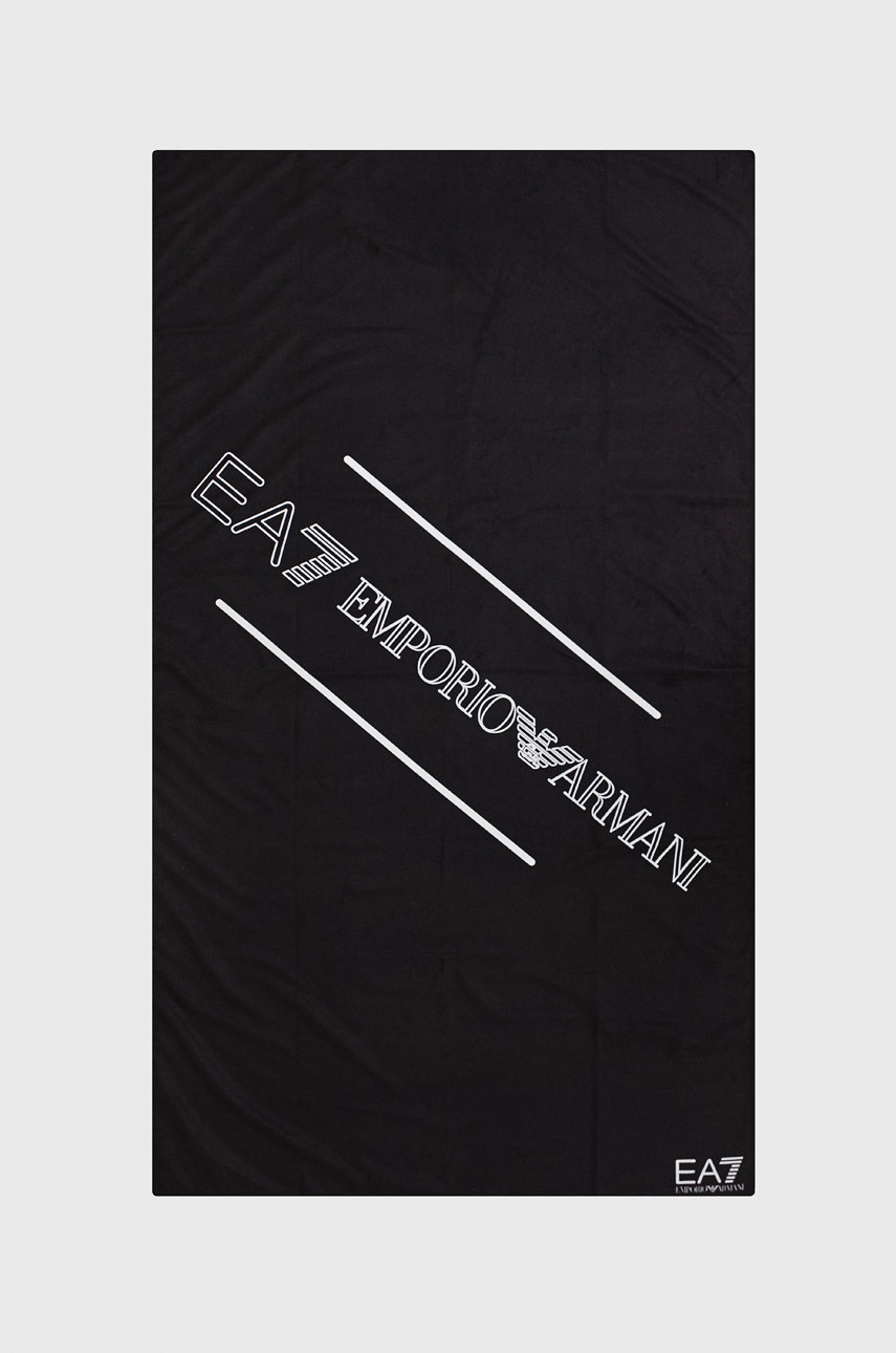 

Кърпа EA7 Emporio Armani в черно, Черен