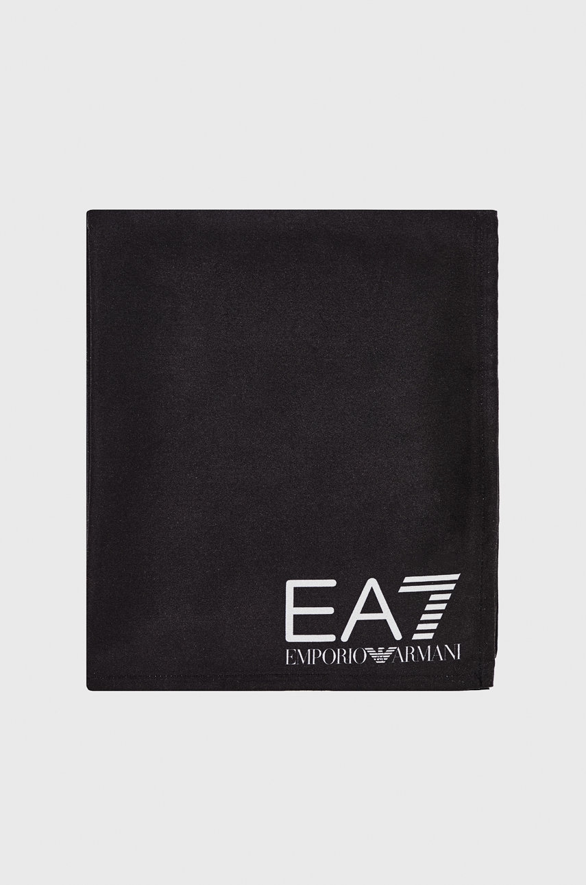 

Полотенце EA7 Emporio Armani цвет чёрный