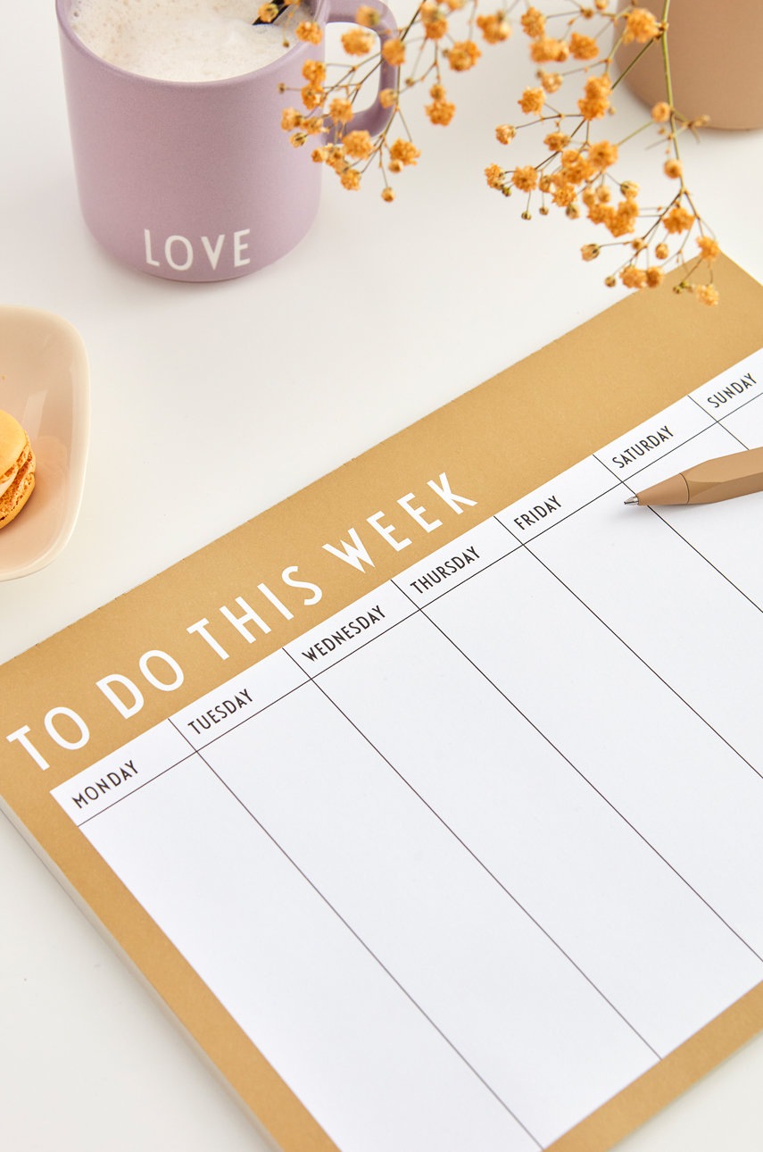 Design Letters - Εβδομαδιαίος προγραμματιστής φωτογραφία