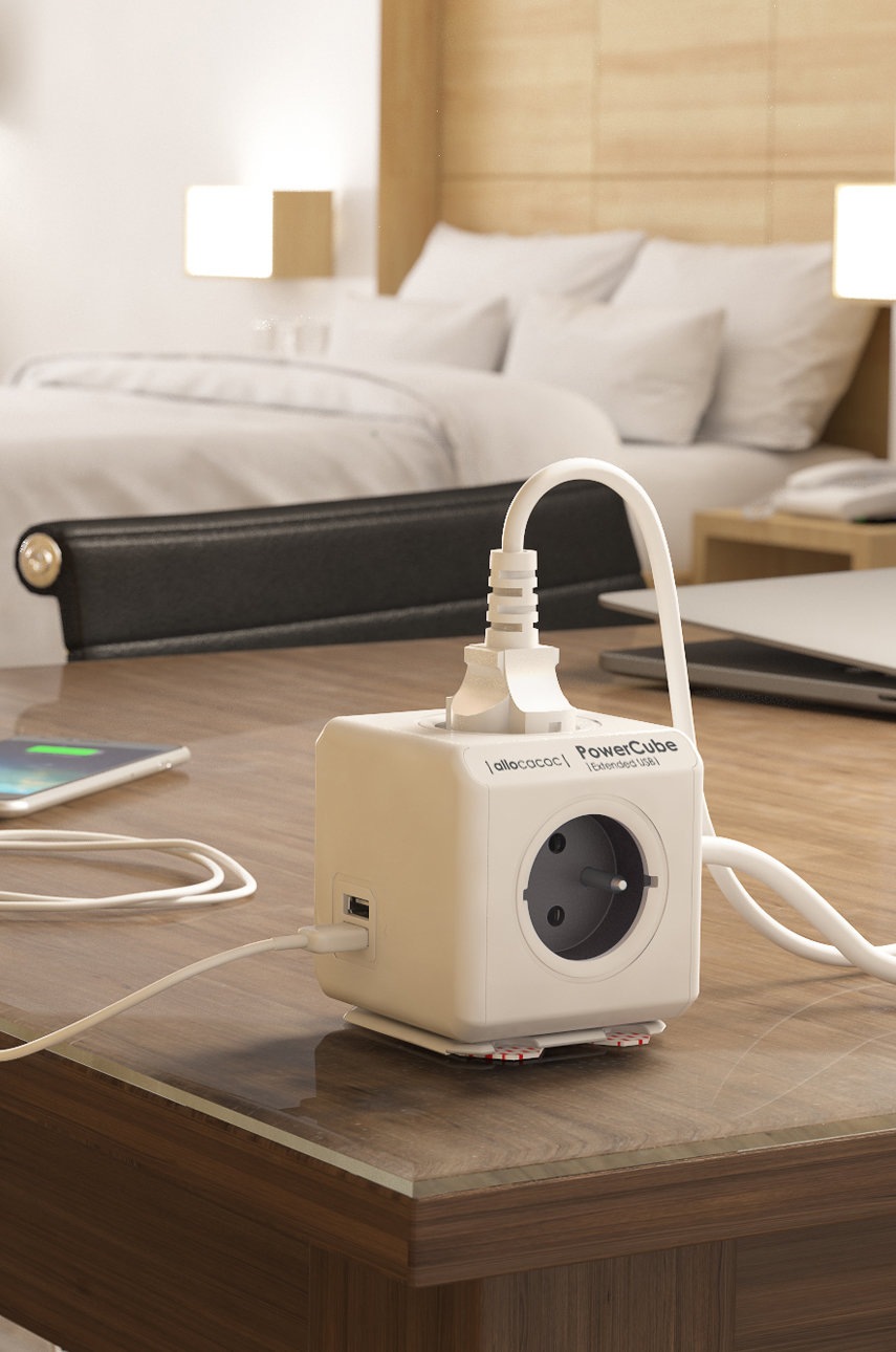 Modulární rozbočka PowerCube PowerCube Extended USB 1,5 m GREY