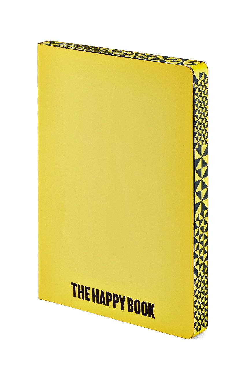 Nuuna - Zápisník HAPPY BOOK BY STEFAN SAGMEISTER - žlutá -  Papír