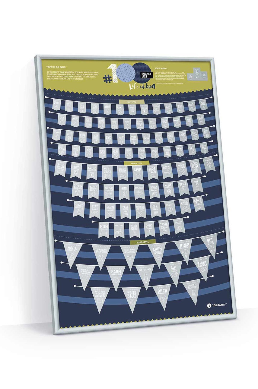 1DEA.me - Αφίσα με ξυστό #100 Bucketlist Life Edition φωτογραφία