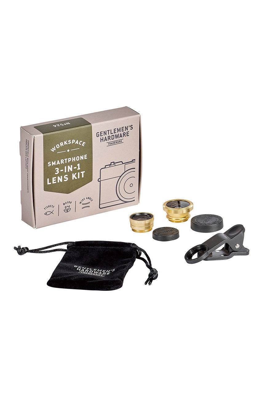 

Gentelmen's Hardware - Комплект фотообективи за телефон (4 броя), Многоцветен