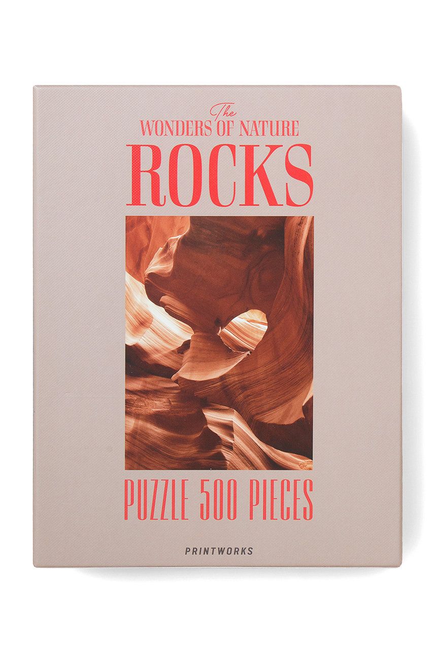 Printworks - Puzzle Wonders Rocks 500 elementów - vícebarevná -  Papír