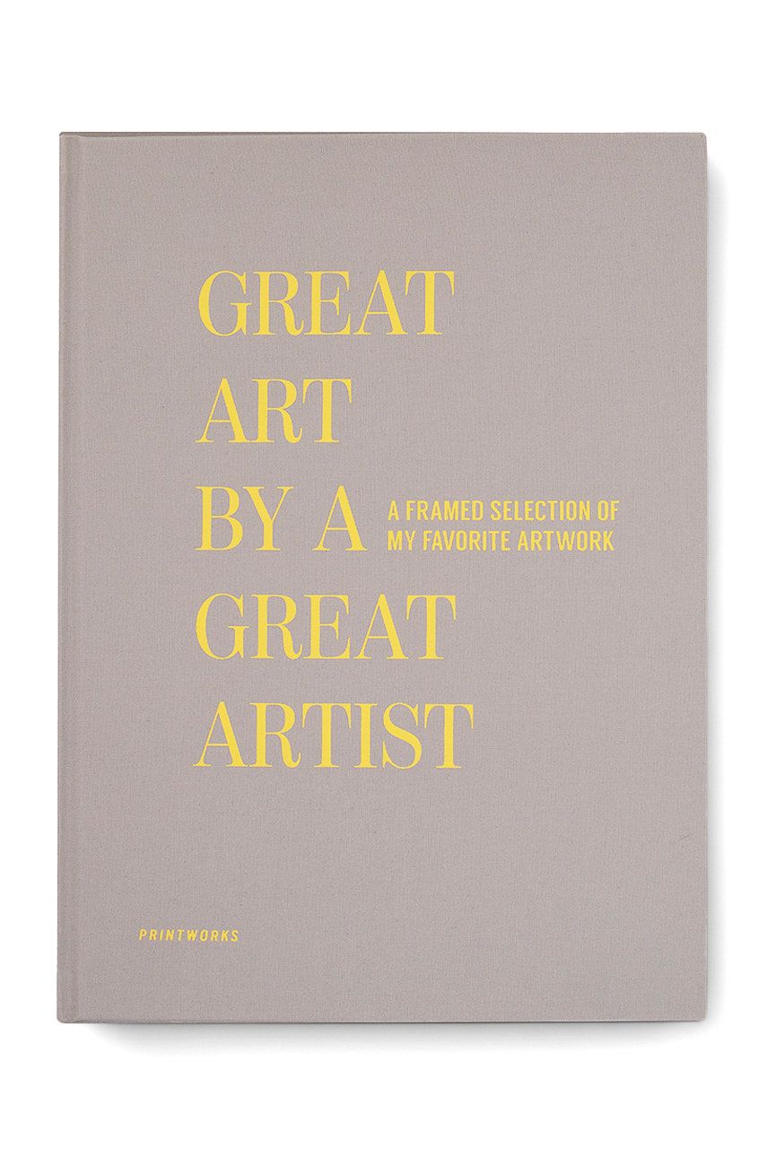 Printworks - Album Great Art - hnědá -  Textilní materiál