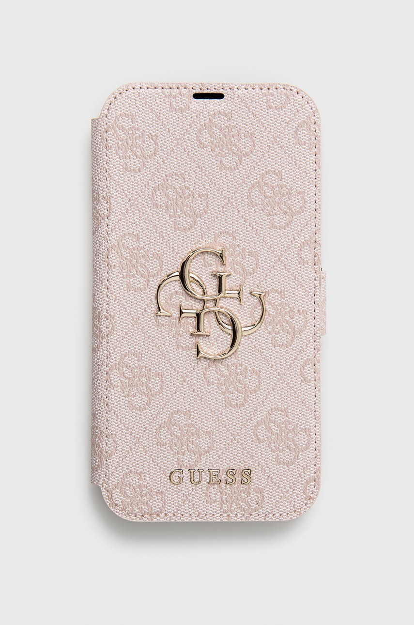 

Кейс за телефон Guess iPhone 13 Pro Max в розово, Розов