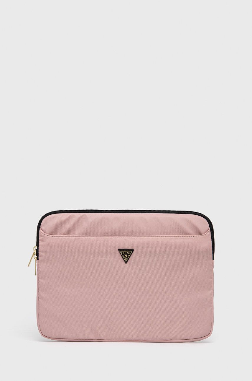 Obal na notebook Guess růžová barva