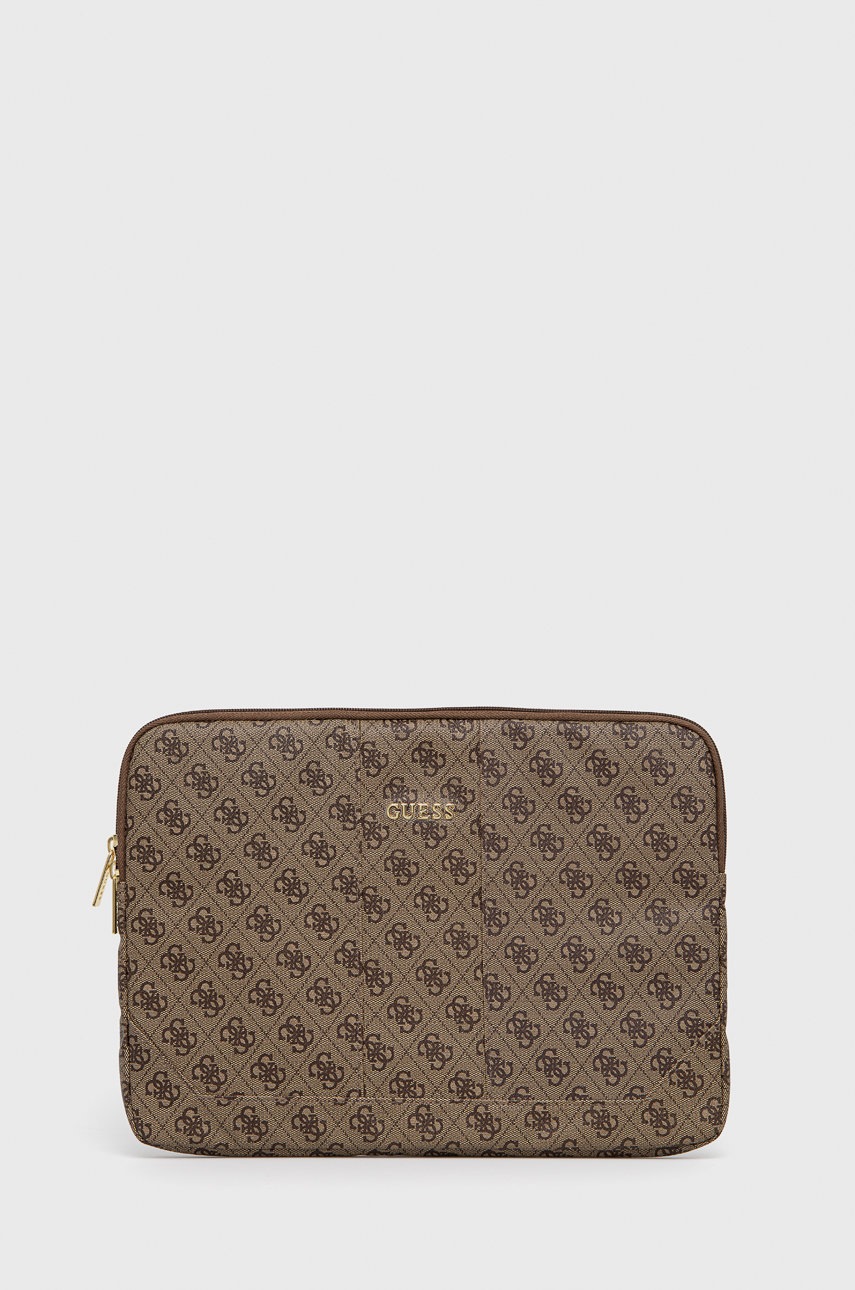 

Калъф за лаптоп Guess в кафяво, Кафяв