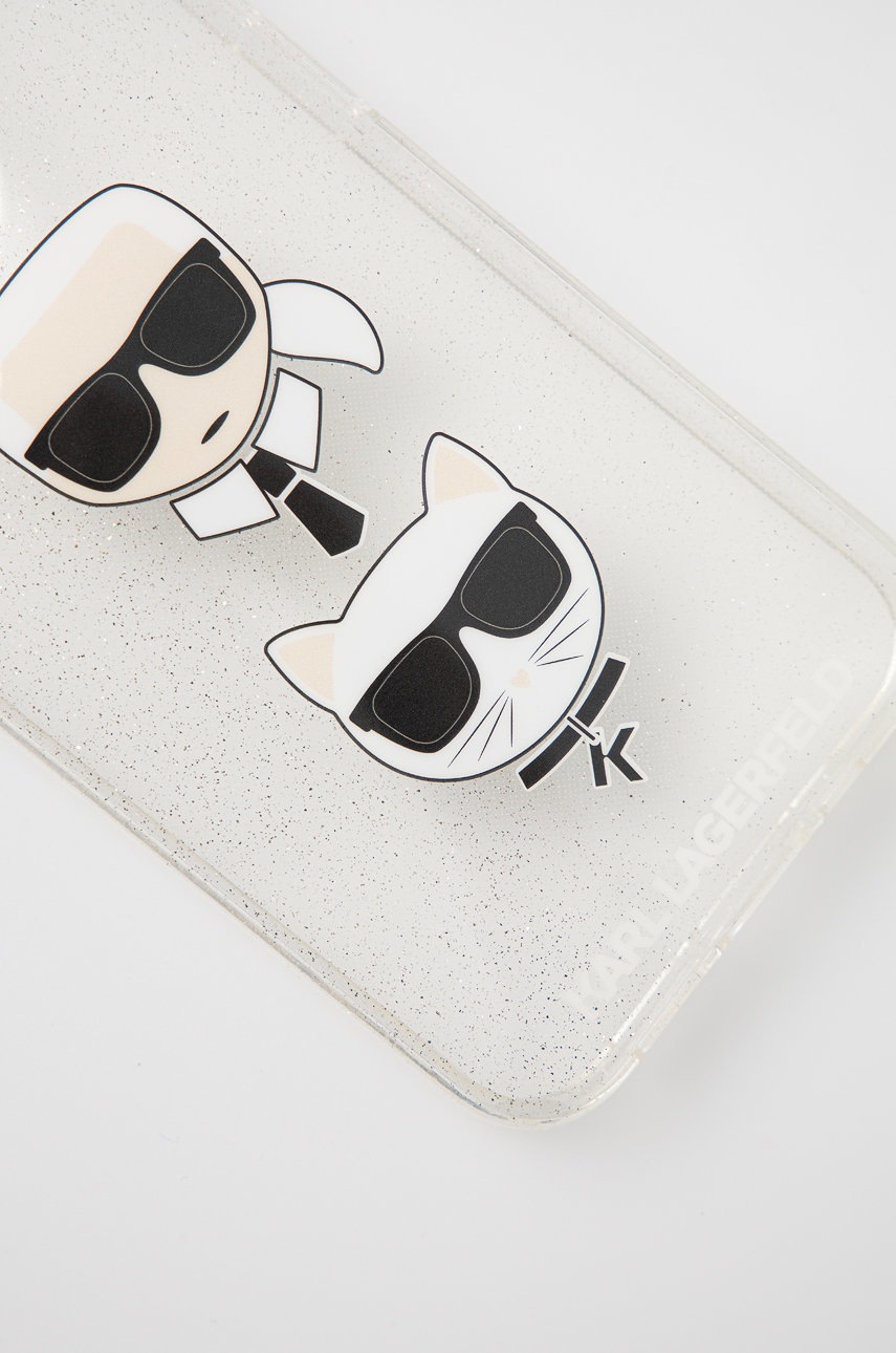 

Чохол на телефон Karl Lagerfeld колір срібний iPhone 13 Pro