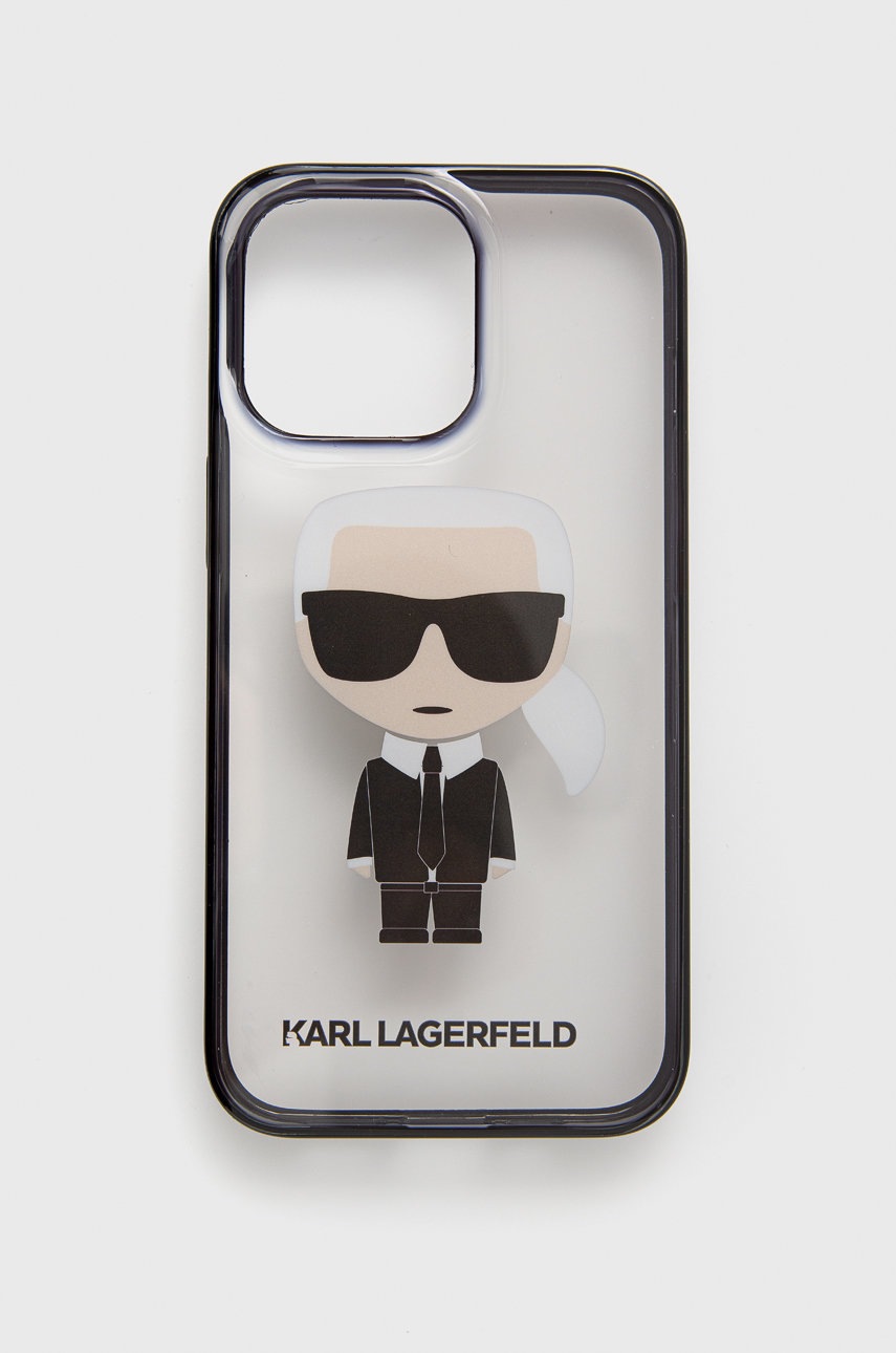 

Кейс за телефон Karl Lagerfeld iPhone 13 Pro в прозрачен цвят