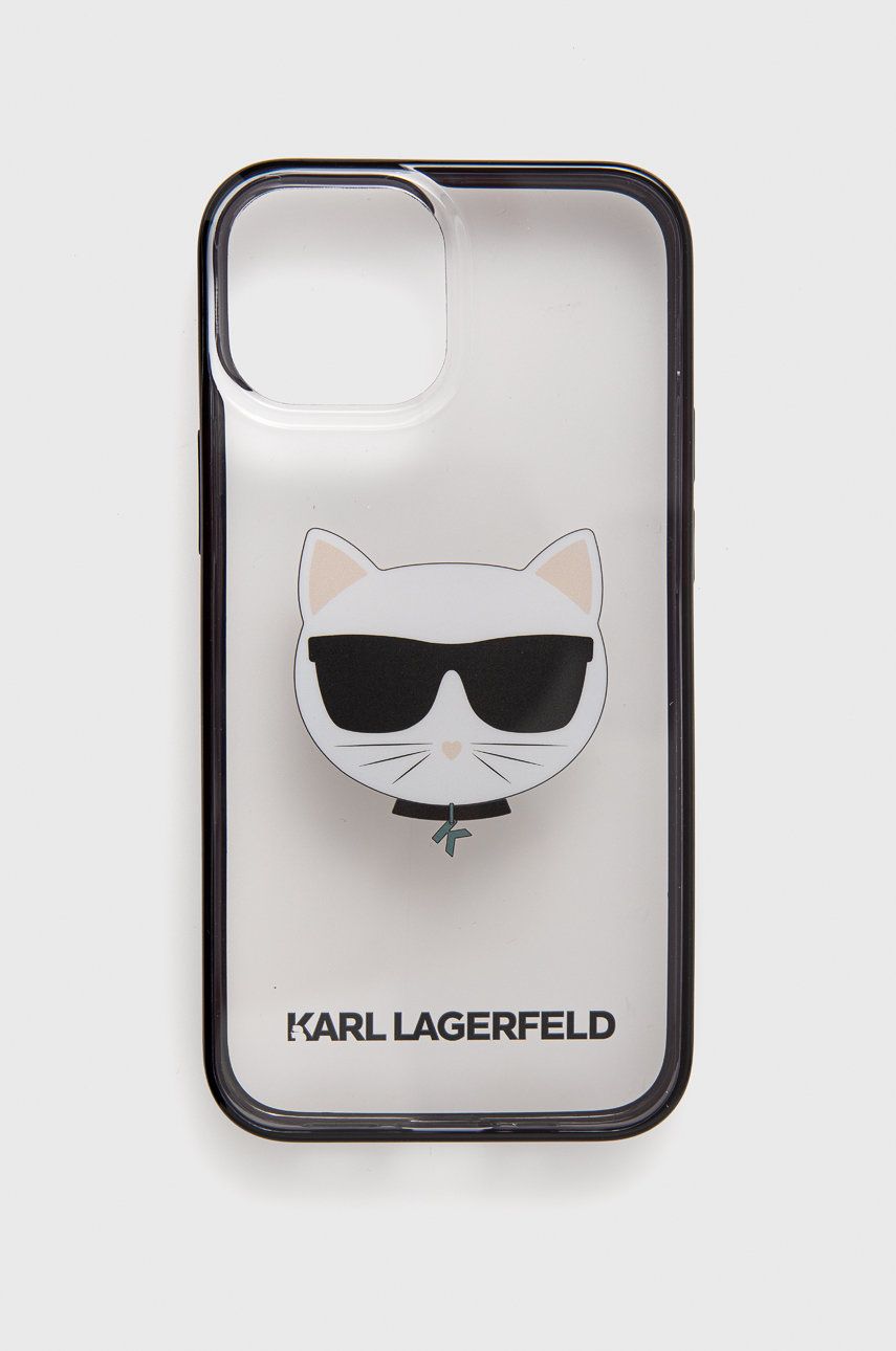 Karl Lagerfeld husă pentru telefon iPhone 13 Mini culoarea transparent ACCESORII imagine megaplaza.ro