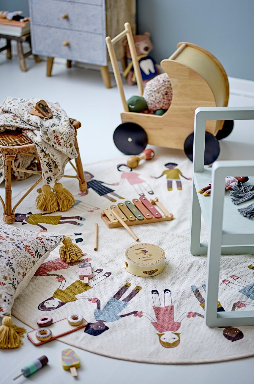 Καρό ύφασμα Bloomingville 130 x 160 cm φωτογραφία