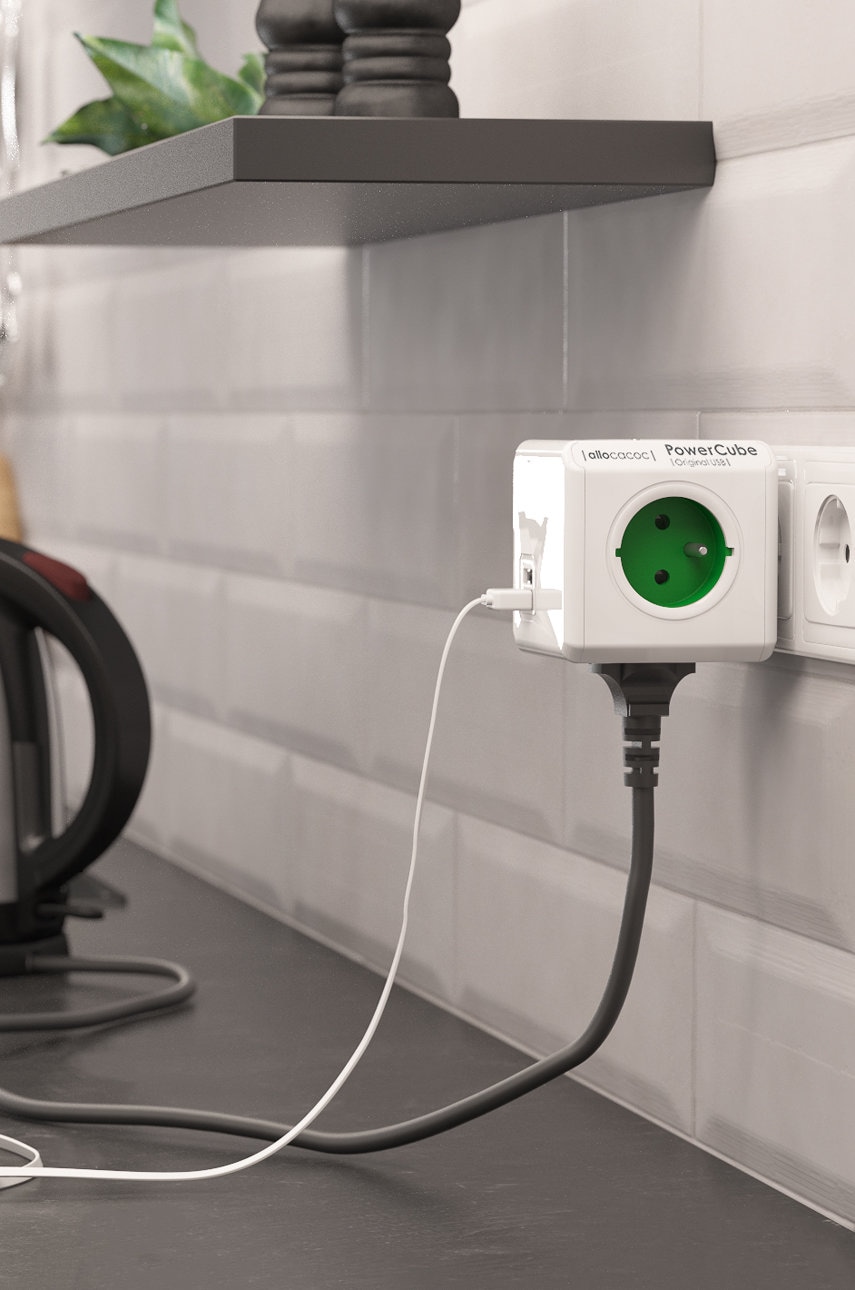 Modulární rozbočka PowerCube PowerCube Original USB GREEN