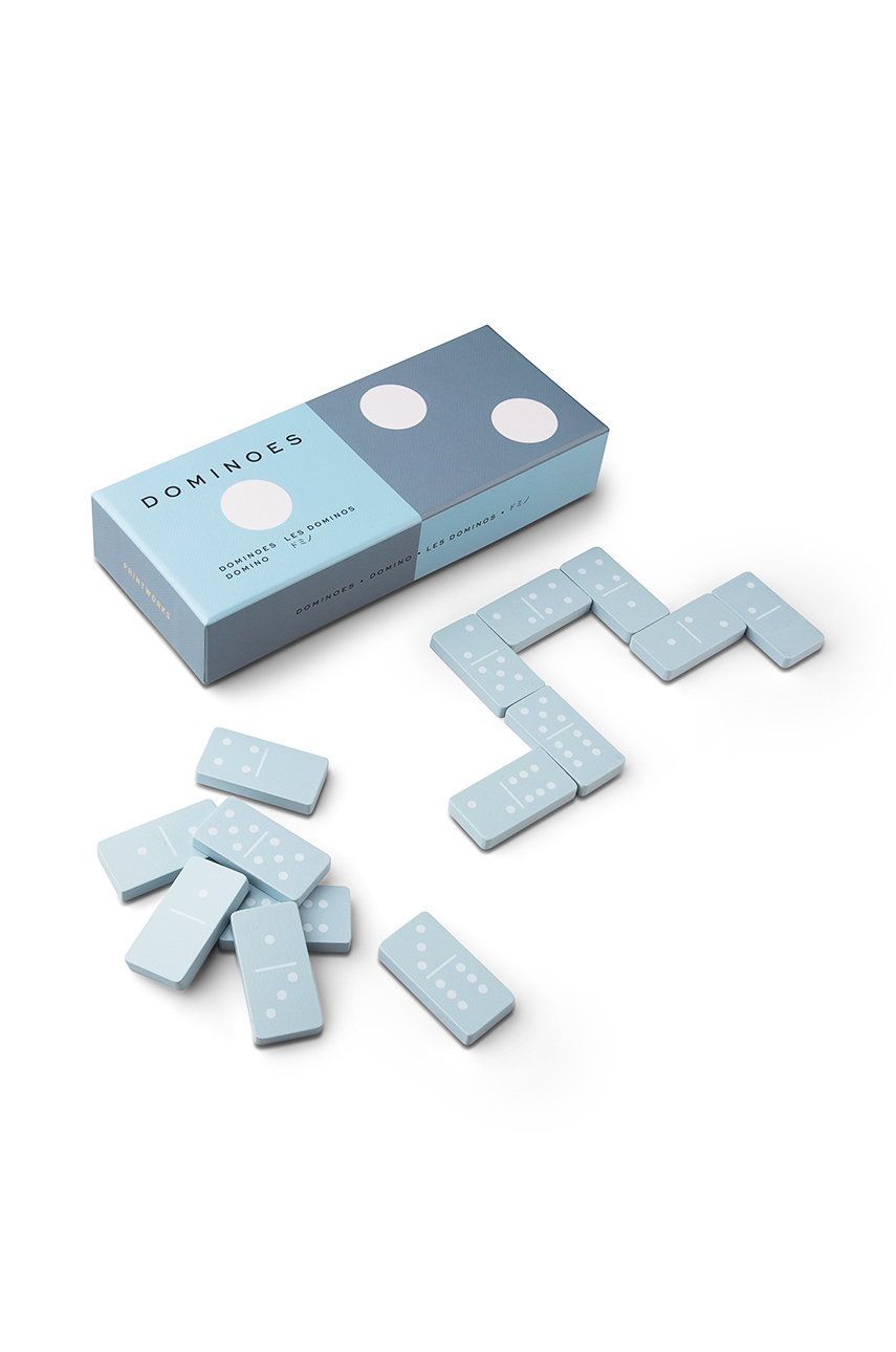 Printworks Hra domino - modrá -  Dřevo
