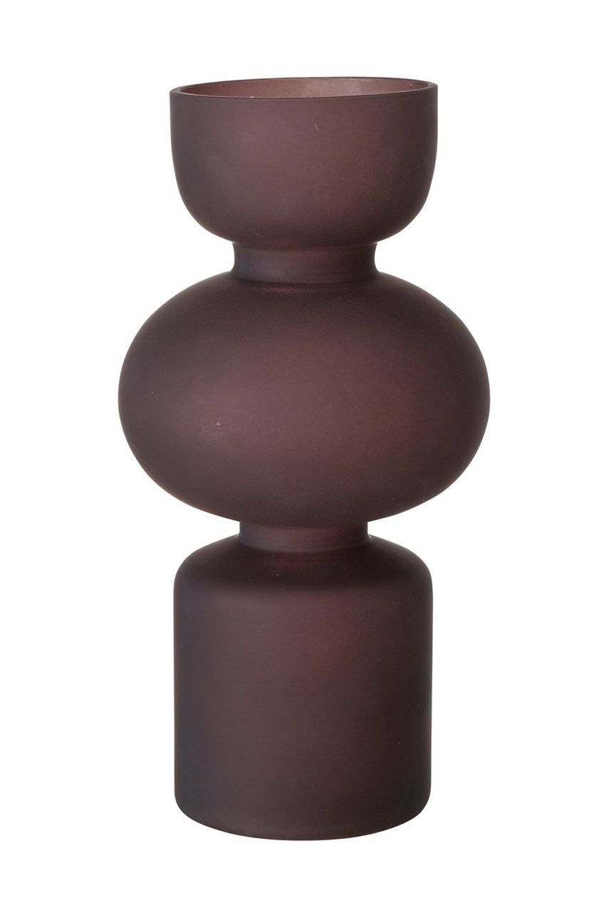 Boltze Dekorativní váza Nelika - hnědá -  Sklo