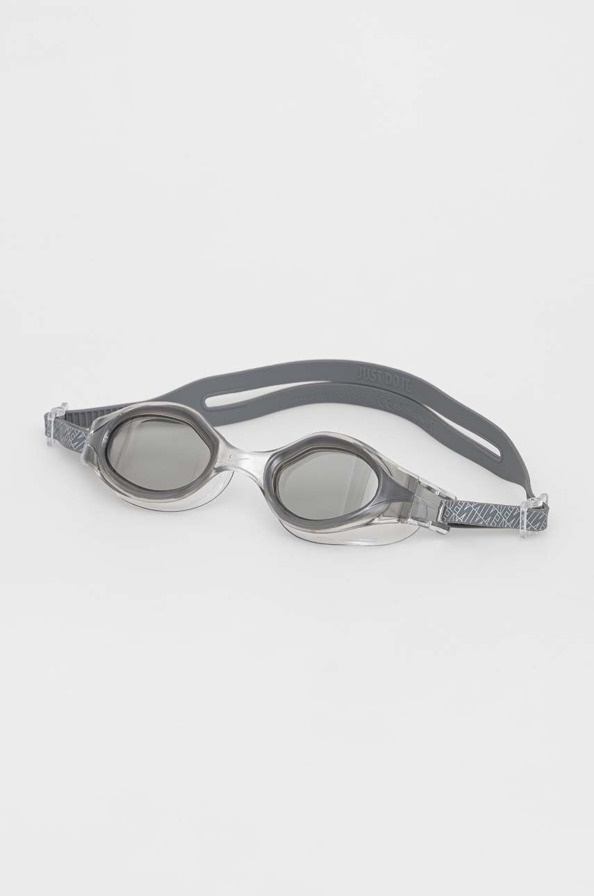 Plavecké brýle Nike šedá barva - šedá