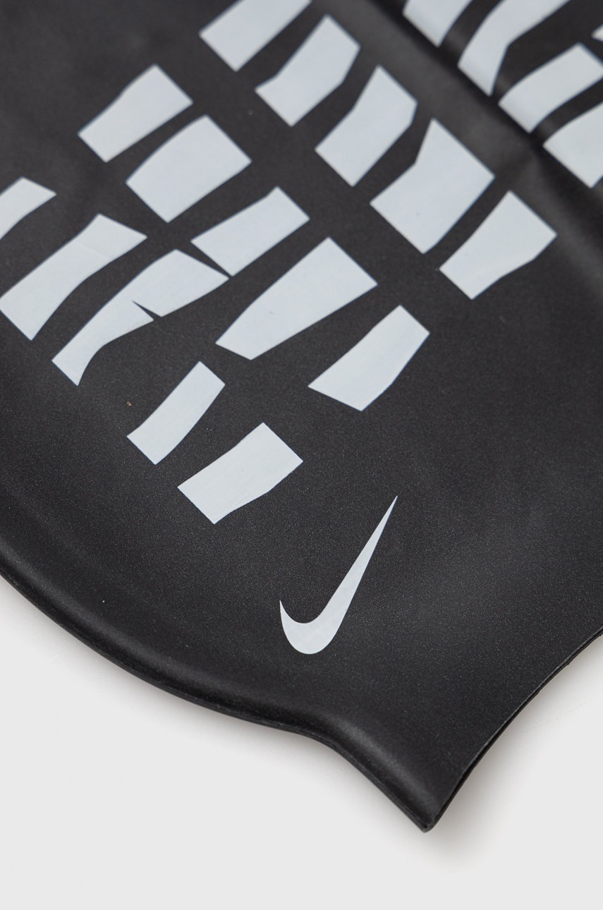 

Шапочка для плавания Nike Wave Stripe цвет чёрный