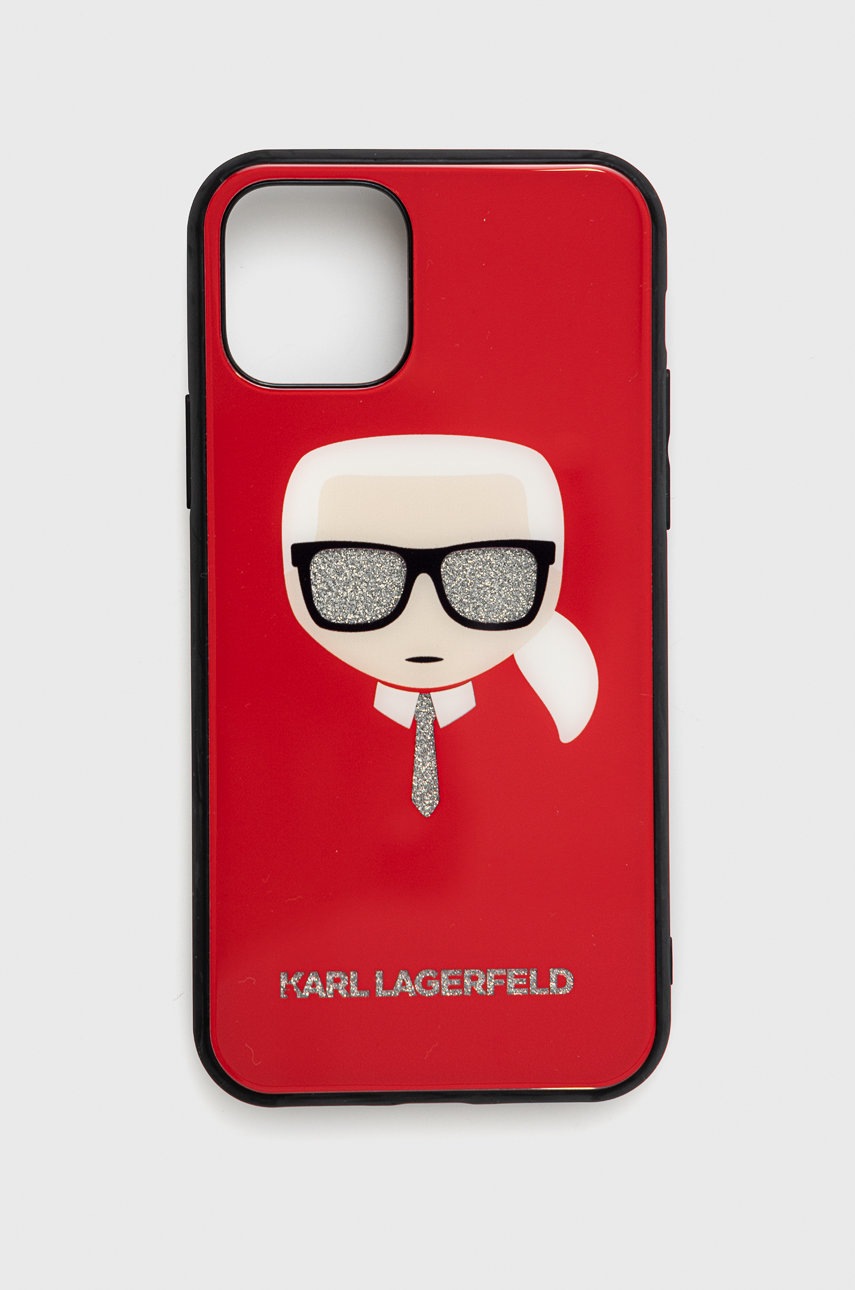 

Кейс за телефон Karl Lagerfeld за iPhone 11 Pro в червено, Червен