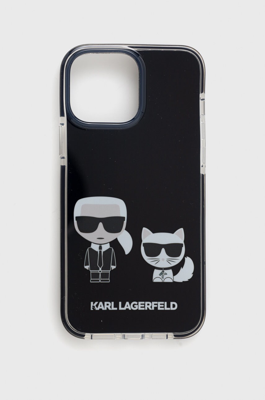 

Чехол на телефон Karl Lagerfeld цвет чёрный