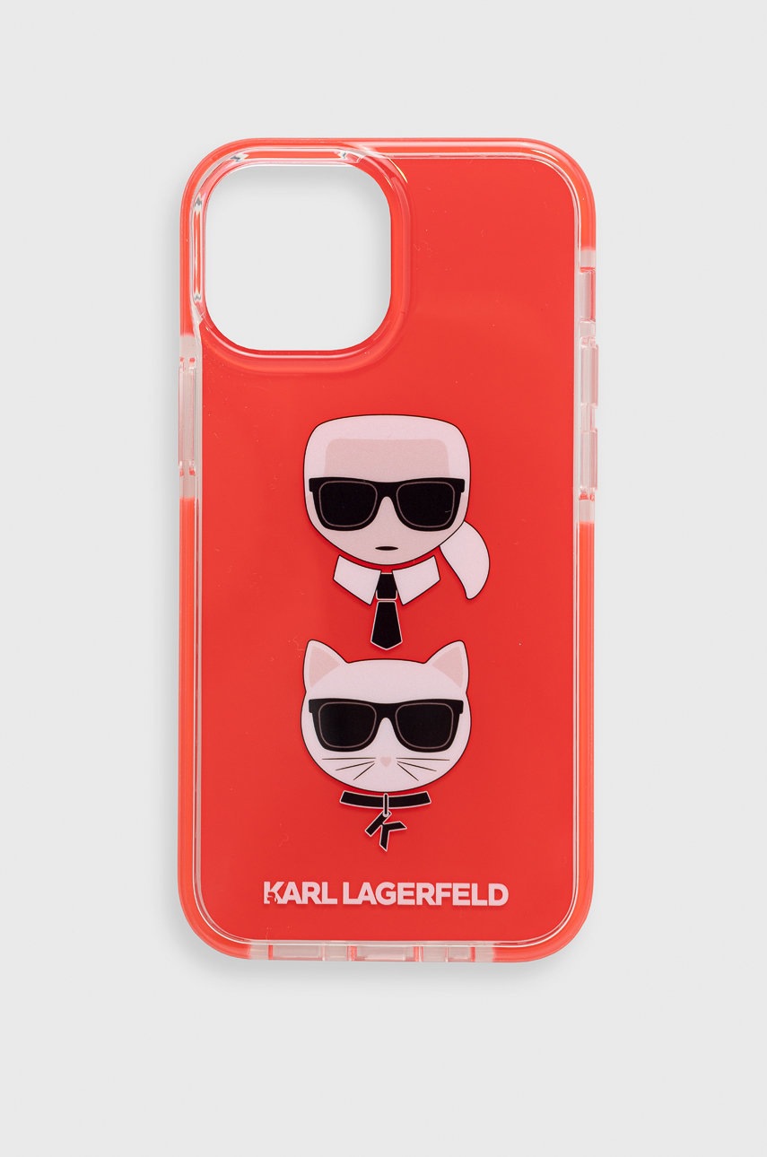 

Кейс за телефон Karl Lagerfeld за iPhone 13 Mini в червено, Червен