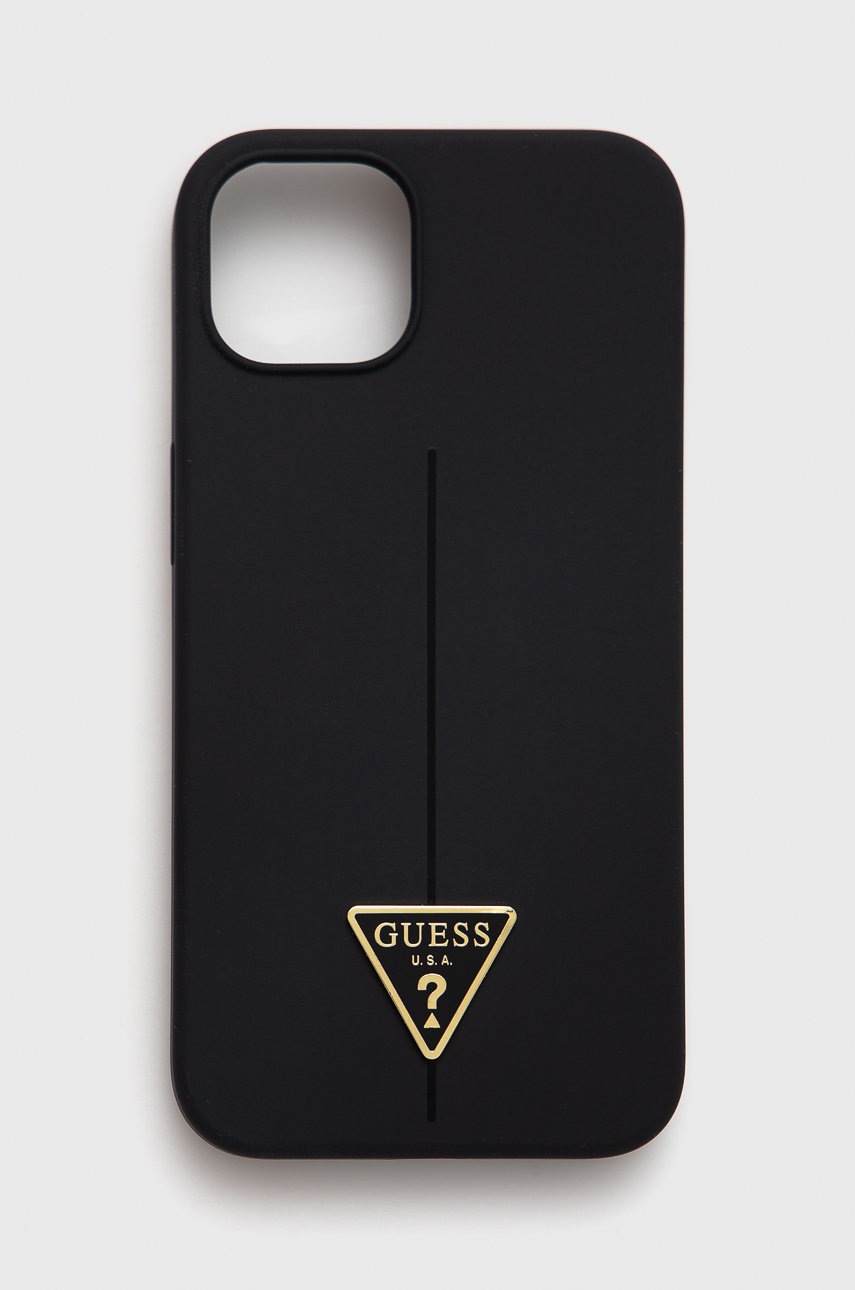 

Кейс за телефон Guess Iphone 13 6,1 в черно, Черен