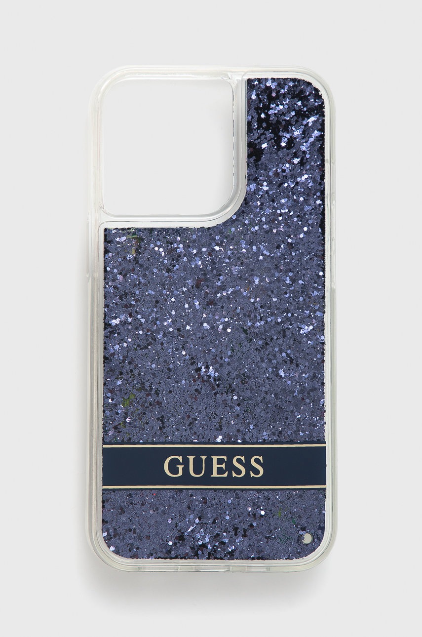 

Кейс за телефон Guess Iphone 13 Pro / 13 6,1 в тъмносиньо, Тъмносин