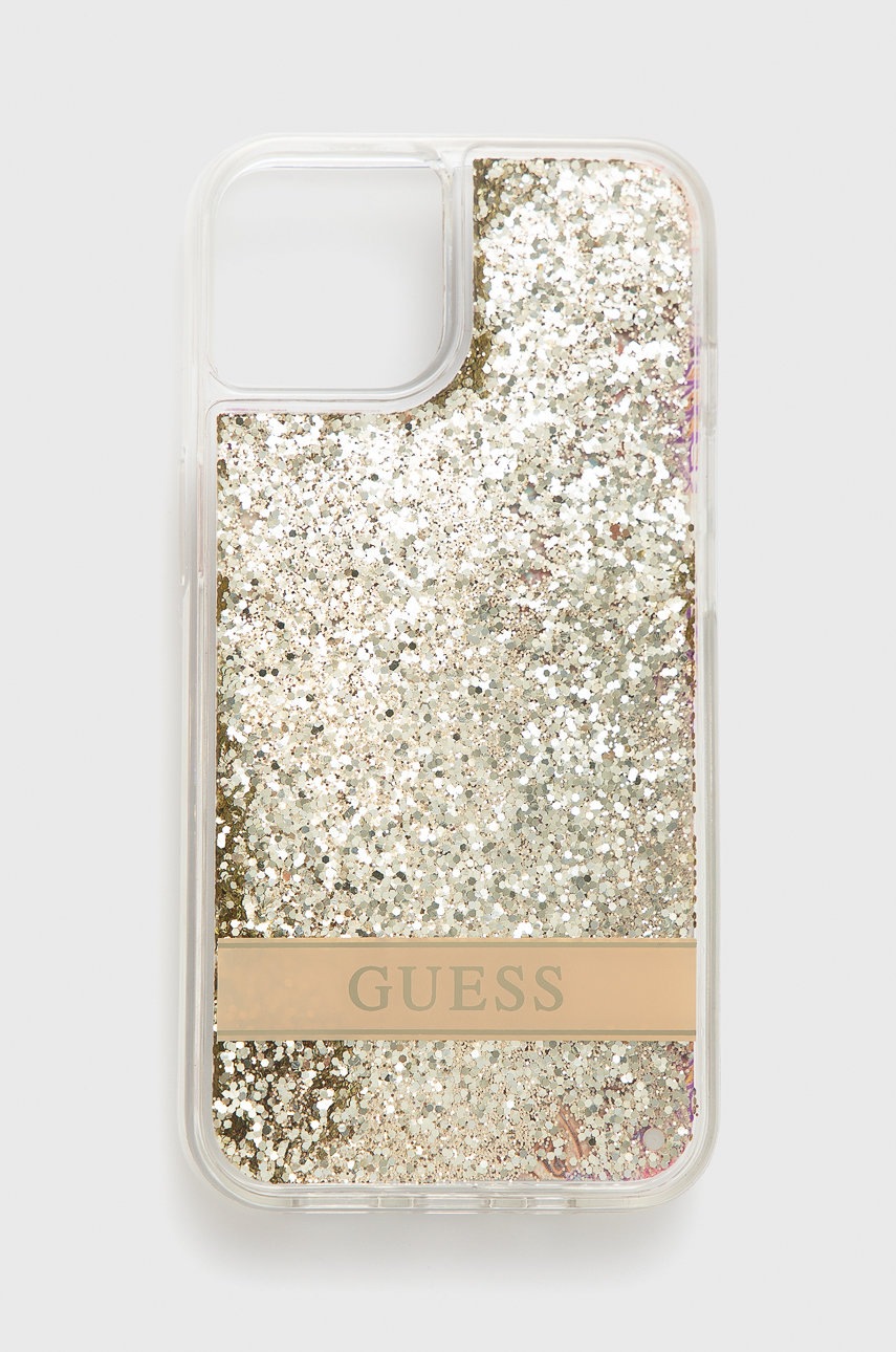 

Кейс за телефон Guess Iphone 13 6,1 в златисто, Злато
