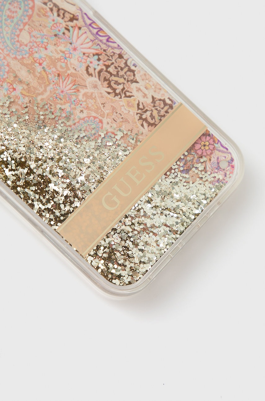 

Чехол на телефон Guess Iphone 13 6,1 цвет золотой