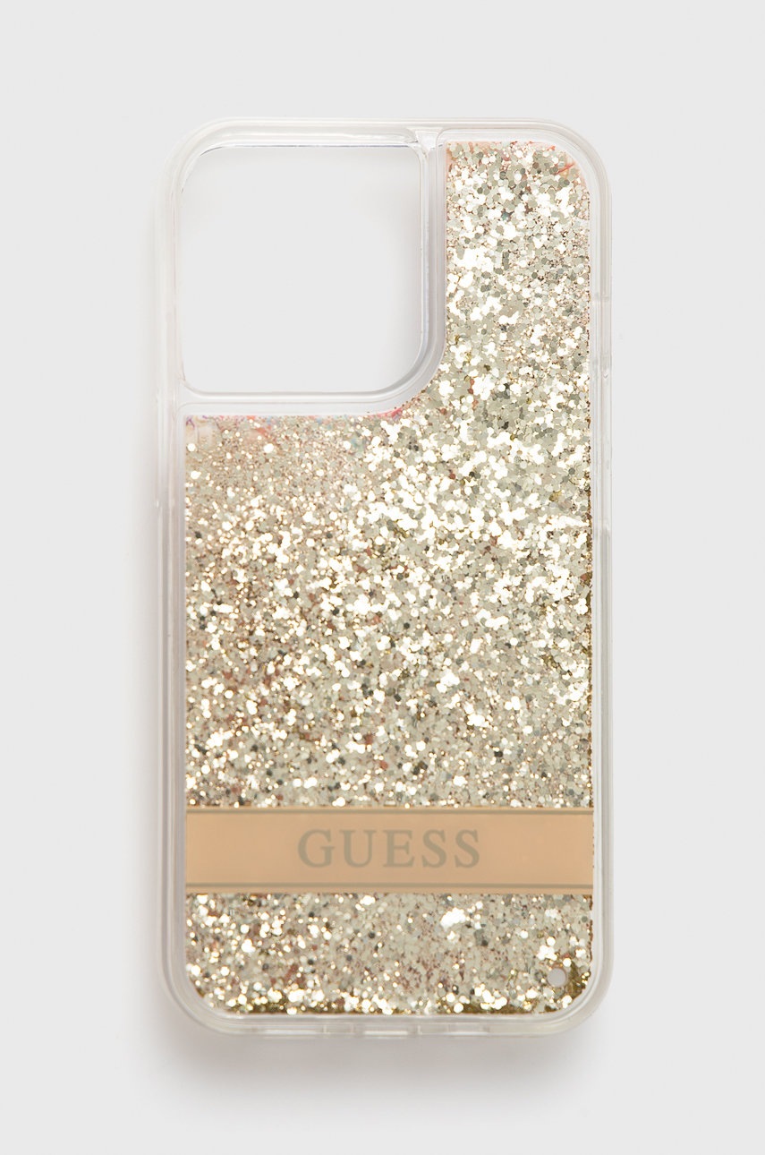 

Кейс за телефон Guess Iphone 13 Pro / 13 6,1 в златисто, Злато