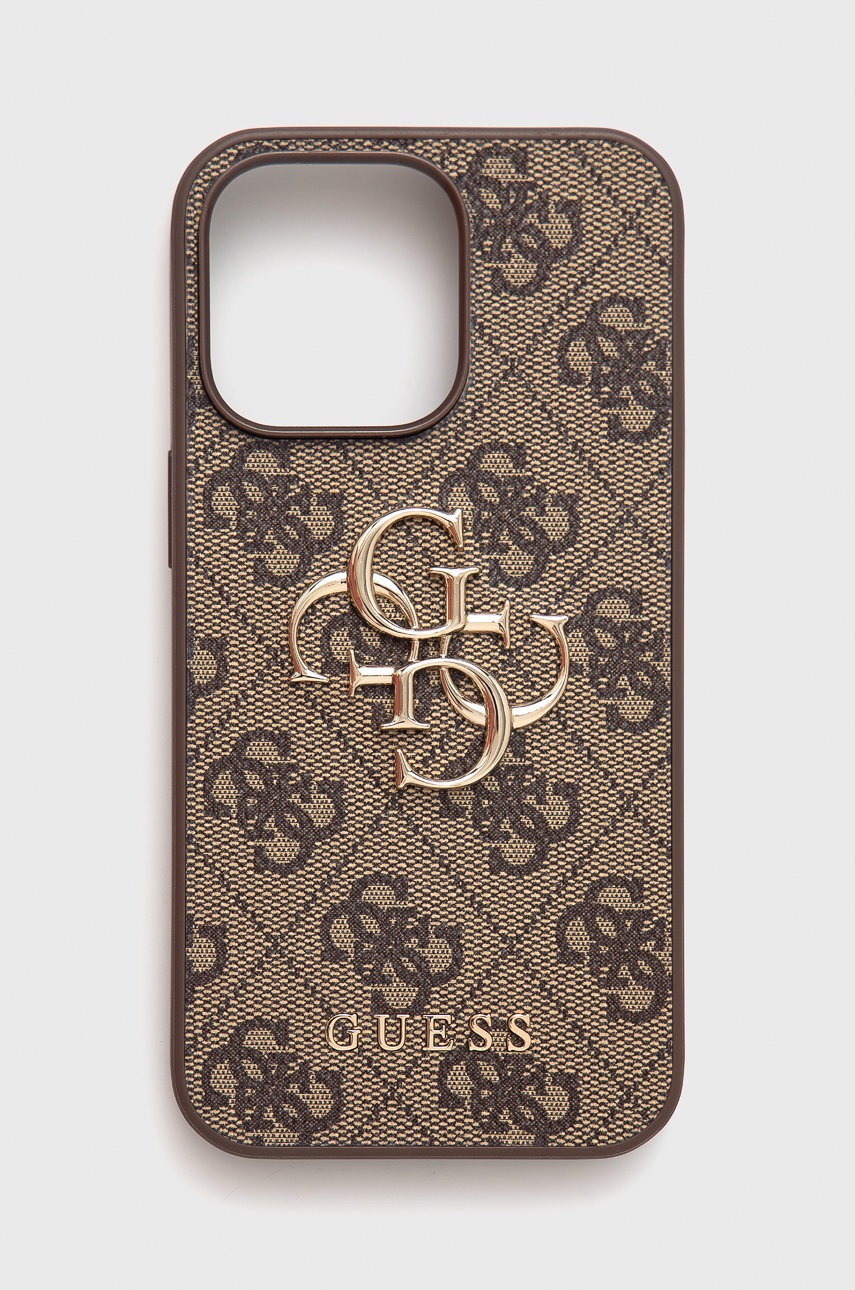 

Чохол на телефон Guess Iphone 13 Pro / 13 6,1 колір коричневий