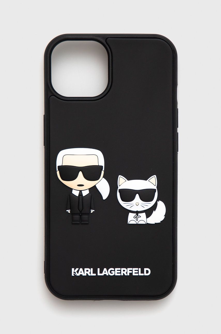 Karl Lagerfeld etui na telefon iPhone 13 6,1 KLHCP13M3DRKCK kolor czarny