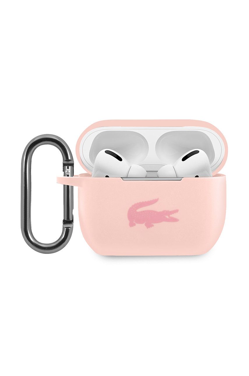 Lacoste etui na airpod AirPods Pro cover kolor różowy