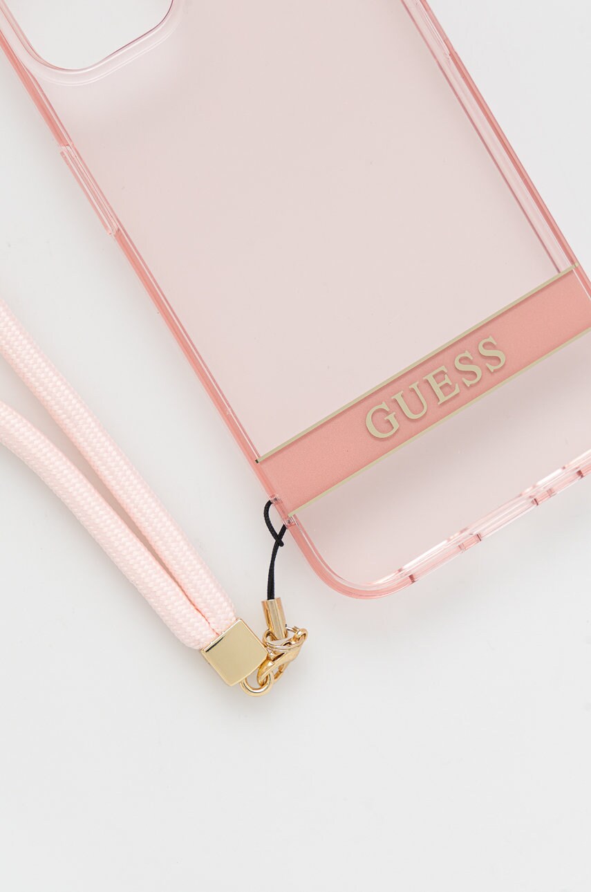 

Чехол на телефон Guess Iphone 13 6,1'' цвет розовый