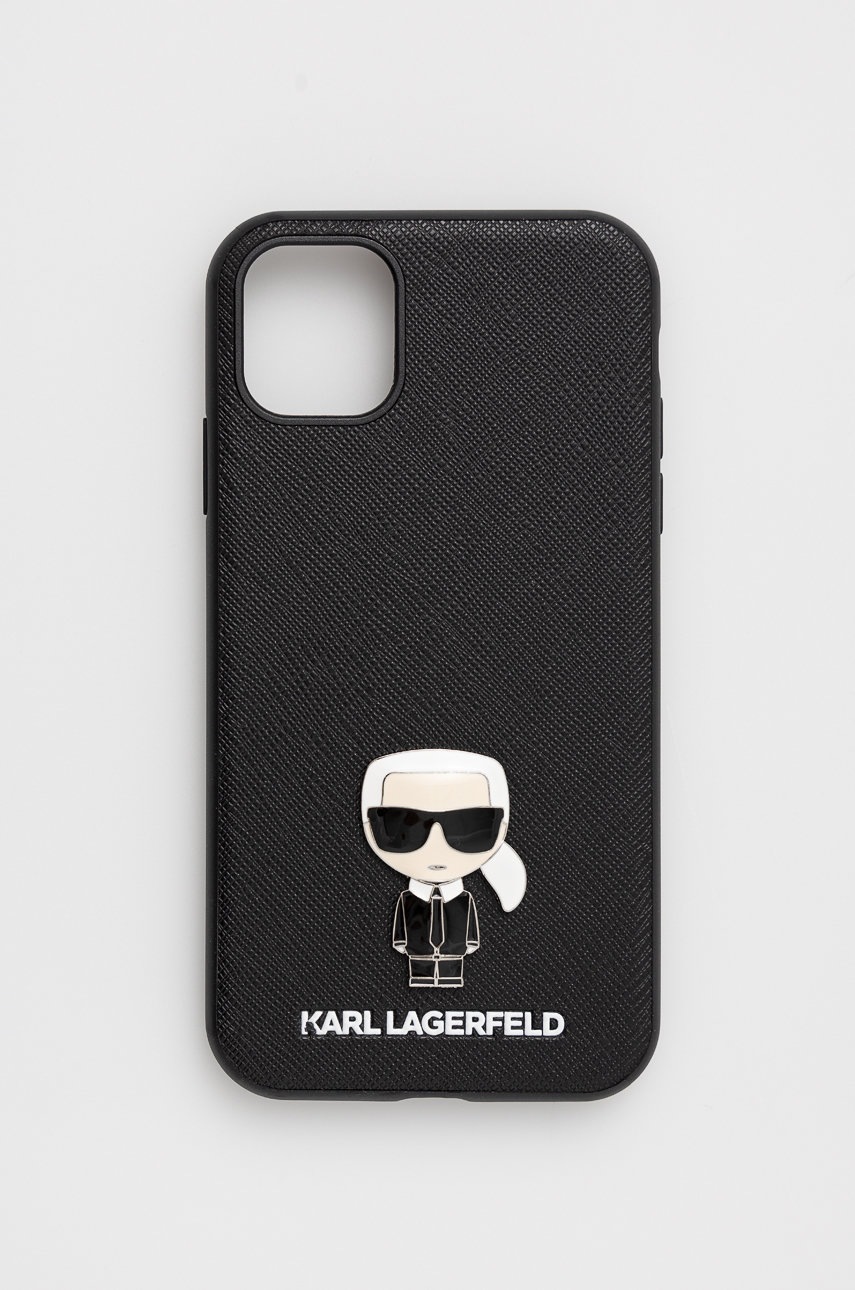 

Кейс за телефон Karl Lagerfeld Iphone 11 6,1'' /xr в черно, Черен