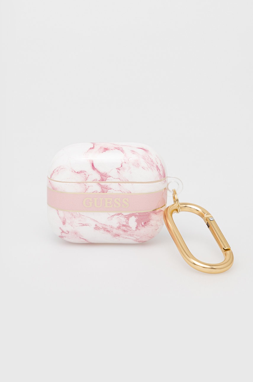 

Калъф за airpods Guess Airpods 3 Cover в розово, Розов