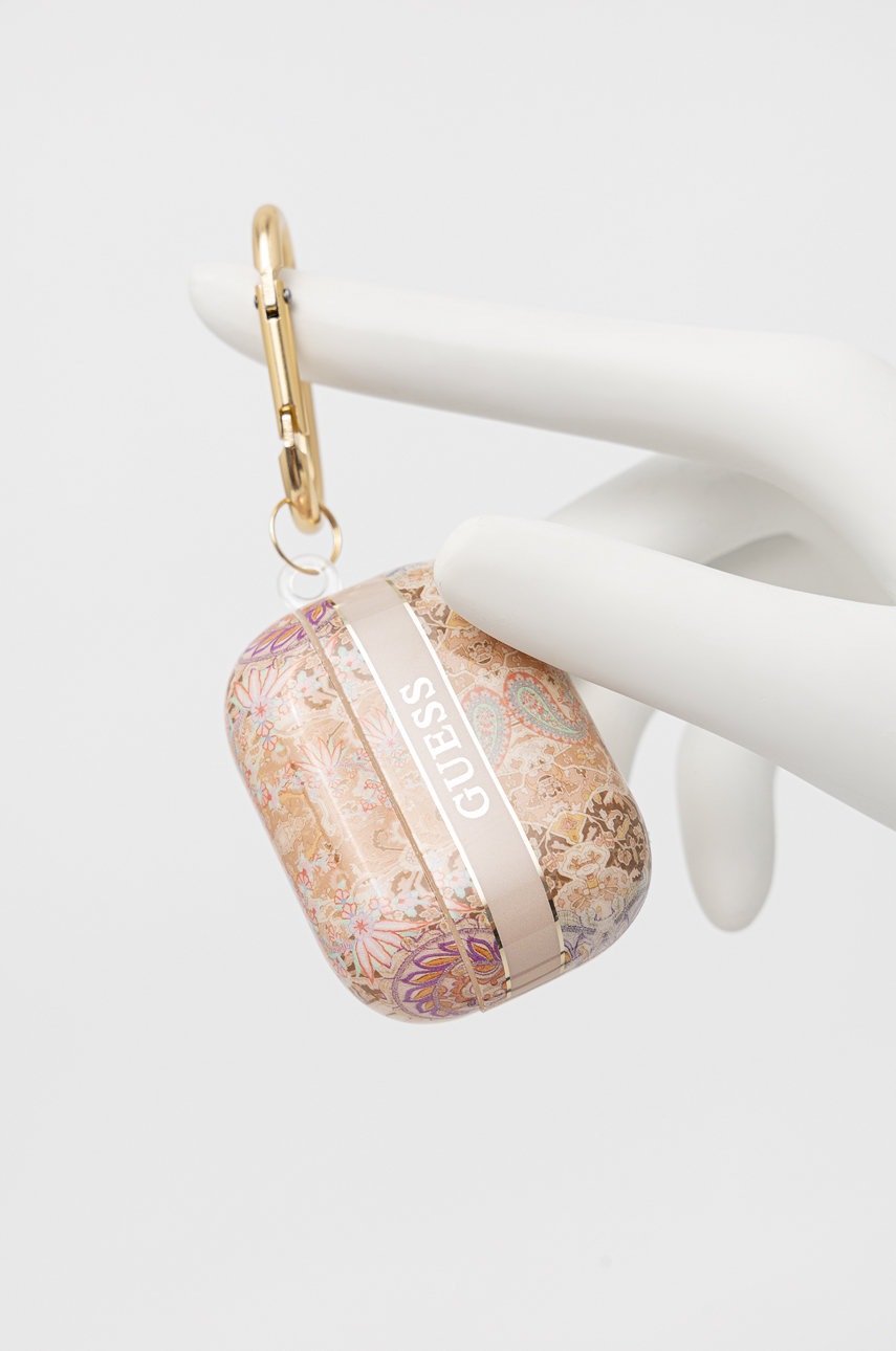

Чохол для airpods pro Guess Airpods Pro Cover колір золотий