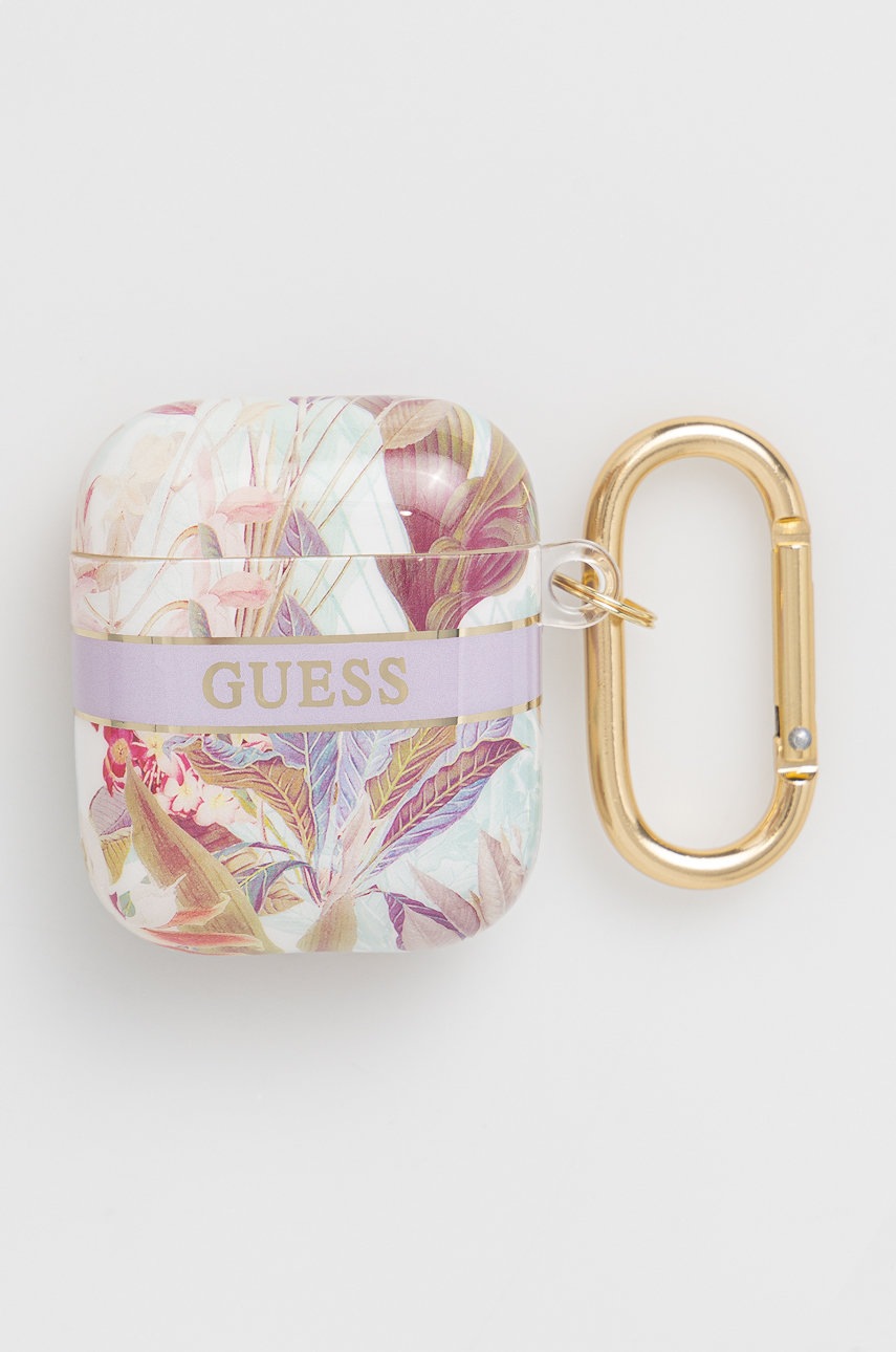 

Калъф за airpods Guess Airpods Cover в лилаво, Виолетов