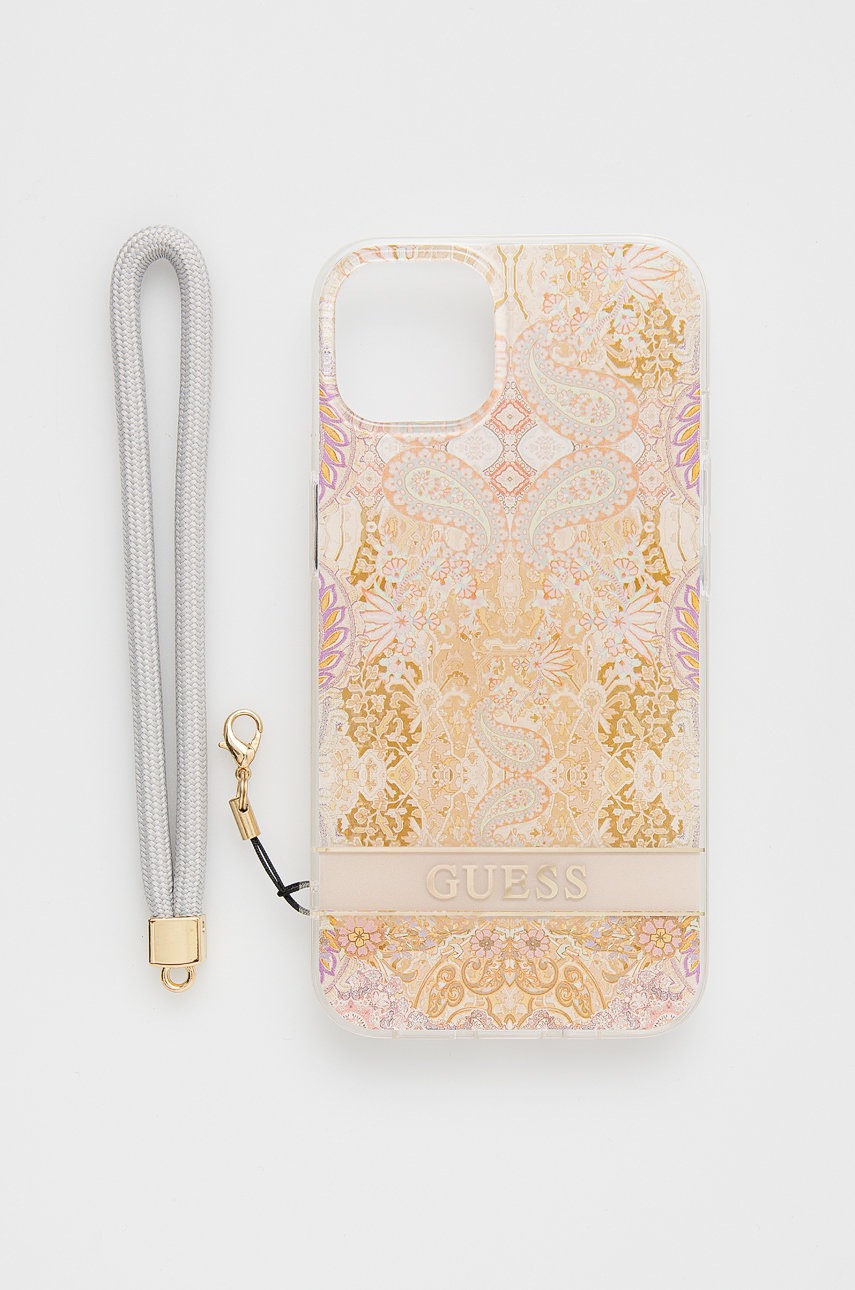 

Чехол на телефон Guess Iphone 13 6,1'' цвет золотой