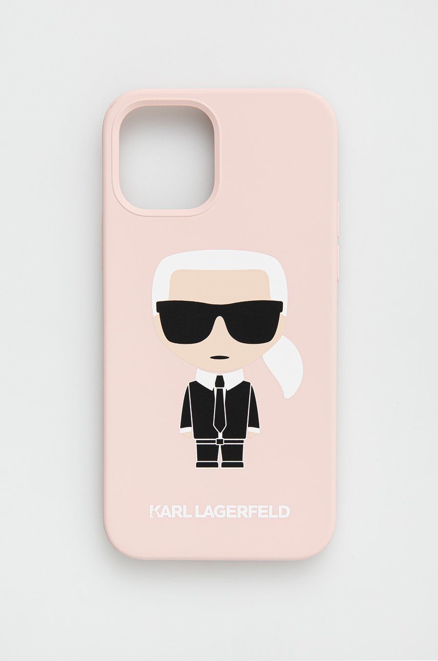 Karl Lagerfeld etui na telefon iPhone 12/12 Pro 6,1'' kolor różowy