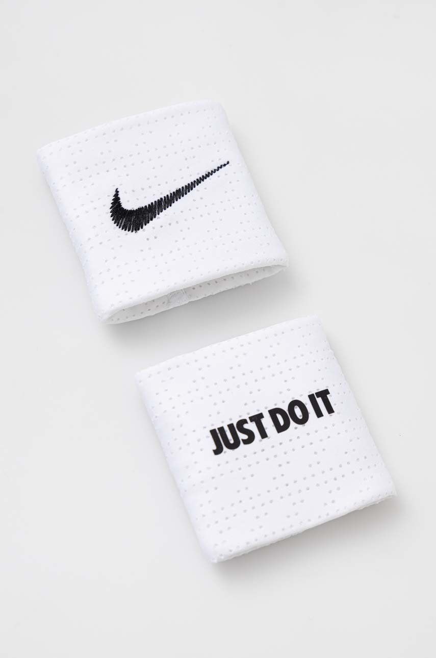 Náramky Nike 2-pack bílá barva