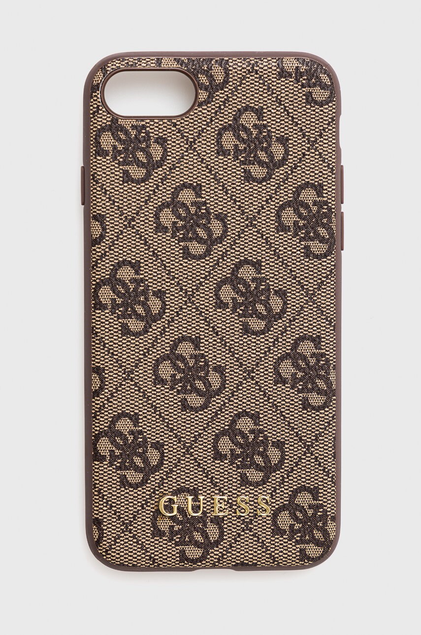 

Кейс за телефон Guess Iphone Se 2022/2022/7/8 в кафяво, Кафяв