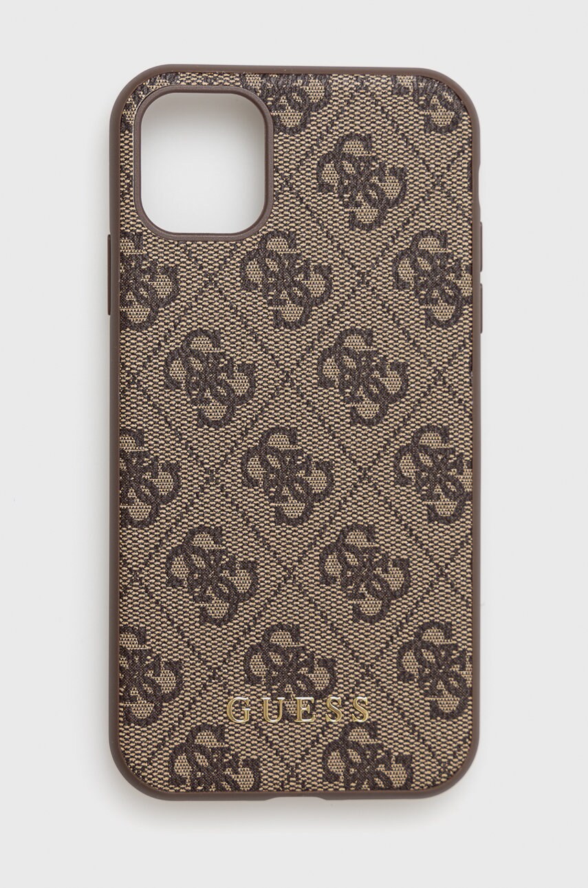 

Чохол на телефон Guess Iphone 11 6,1" колір коричневий