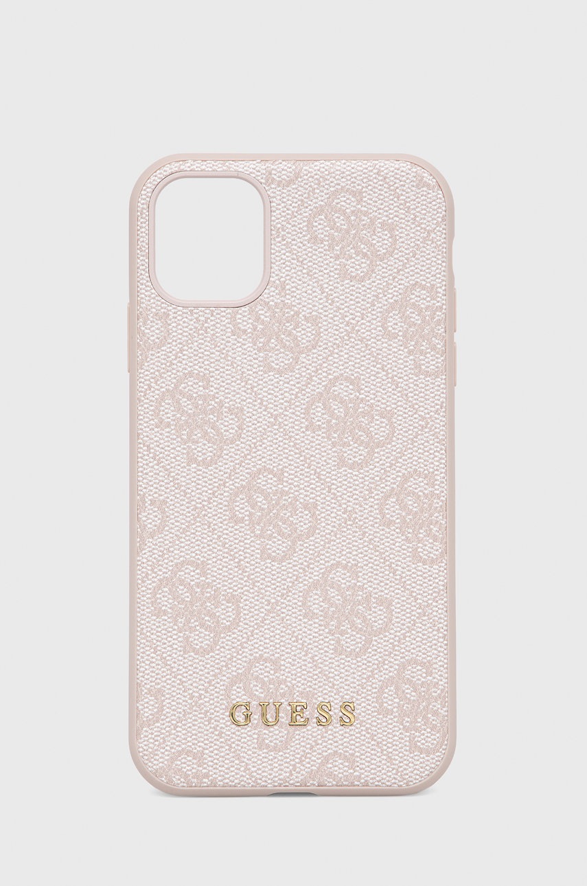 

Чехол на телефон Guess Iphone 11 6,1" цвет розовый
