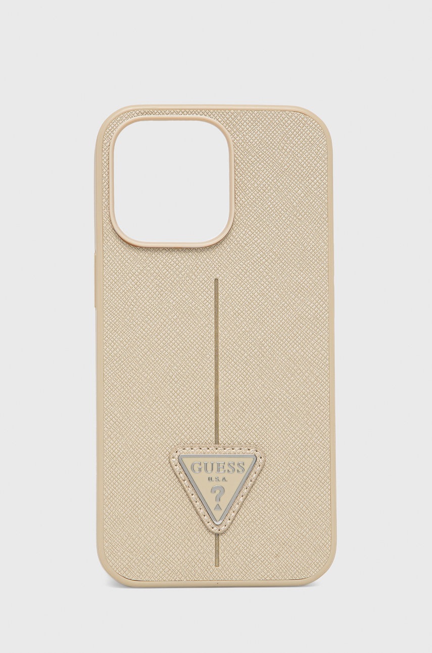 

Кейс за телефон Guess Iphone 13 Pro / 13 6,1" в бежово, Бежов