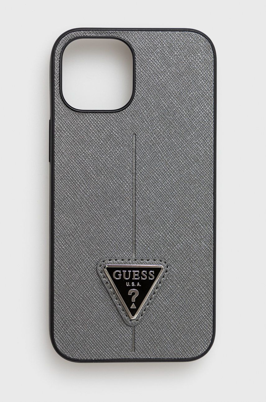 Obal na telefon Guess Iphone 13 Mini 5,4′′ stříbrná barva - stříbrná -  Umělá hmota
