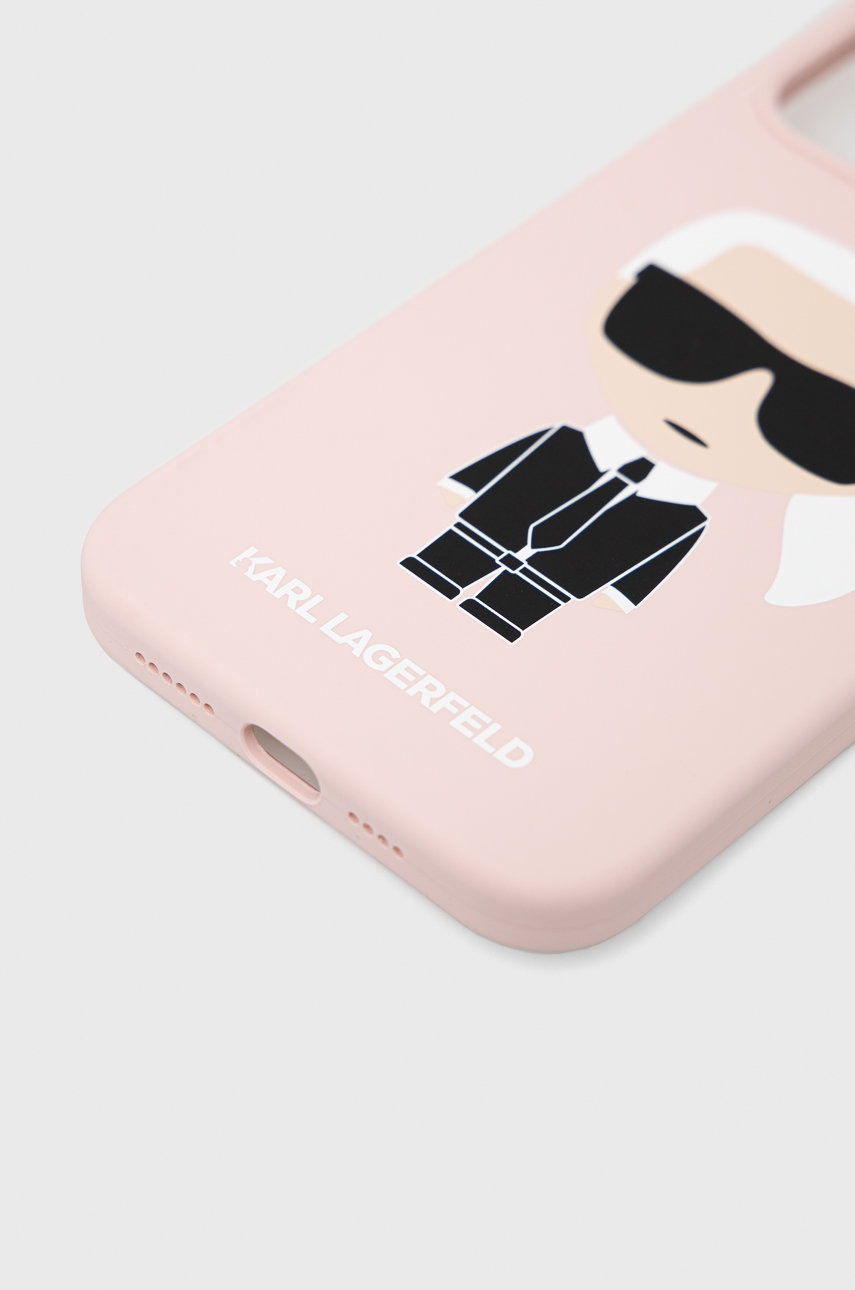

Чехол на телефон Karl Lagerfeld Iphone 12 Pro Max 6,7'' цвет розовый