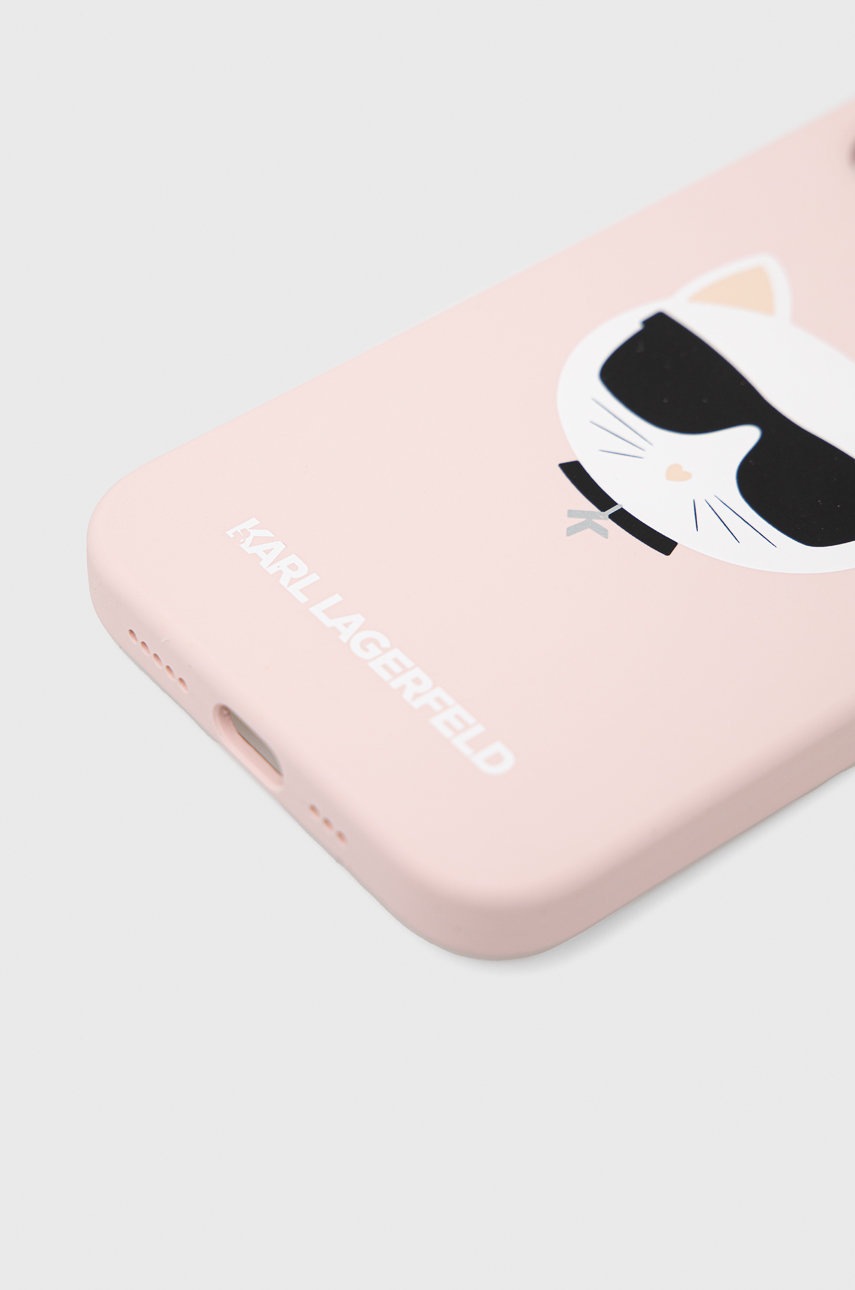 

Чохол на телефон Karl Lagerfeld Iphone 12/12 Pro 6,1" колір рожевий